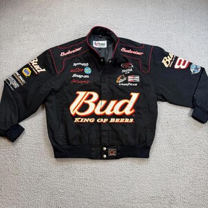 Budweiser Nascar Jacket - Etsy