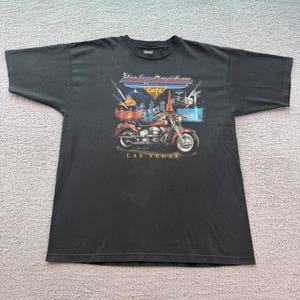 Las Vegas Harley Tee - Etsy