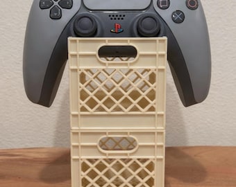 Soporte para controlador MILK CRATE / Almacenamiento apilable + Soporte de exhibición / Juego de 3