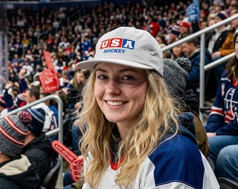 USA Hockey Surf Cap | Vintage Block Logo USA Hockey Hat