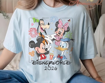 Disney World 2026 Shirt, Mickey Friends Vacation Tee, Family Trip Outfit, Disney Group Matching Shirt, Gift for Disney Lovers