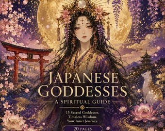 Guidebok för japanska gudinnor | 15 heliga gudinnor i Japan | Andlig visdom och mytologi PDF