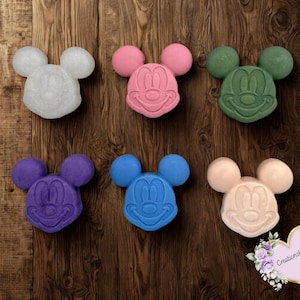 Handmade Mickey Mouse Soap Favors: Natural Party Gifts