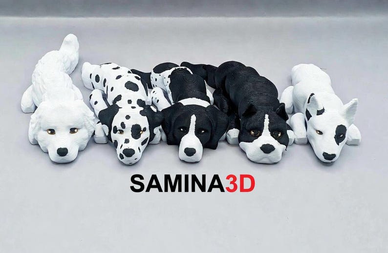 Cute 3D Printed Dog Keychain – Backpack Keychain – Dog Lover Gift – Puppy Keyring – Bag Charm image 6