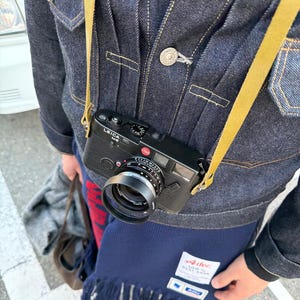 olive vegetable leather camera strap sixhandmade