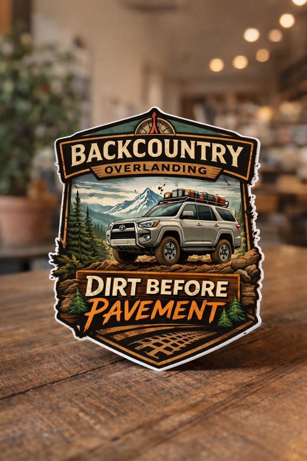 Dirt Before Pavement Overlanding Sticker | Backcountry Vinyl Decal - Etsy