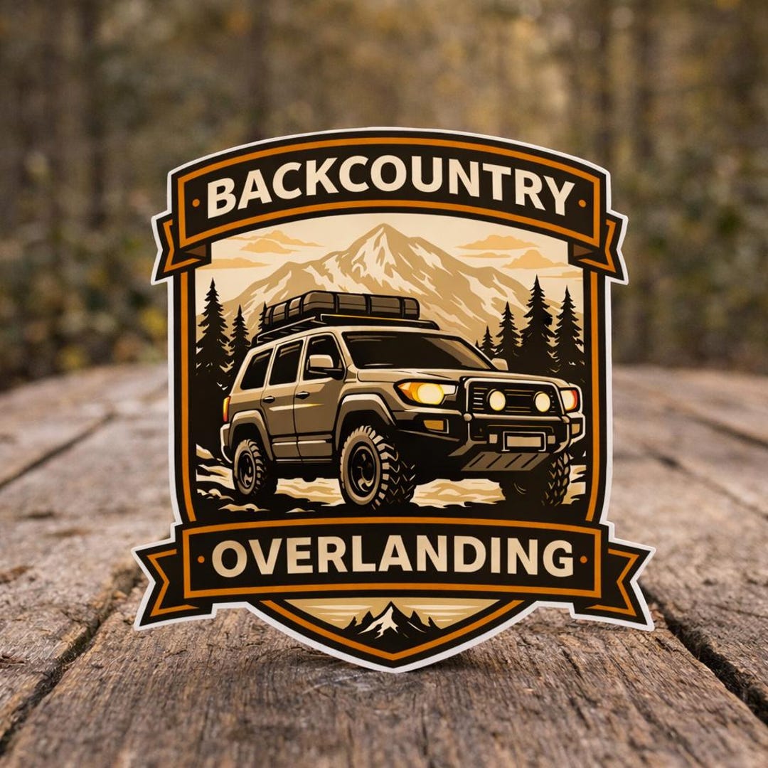 Backcountry Classic | Overlanding Sticker | off Road Vinyl Sticker ...