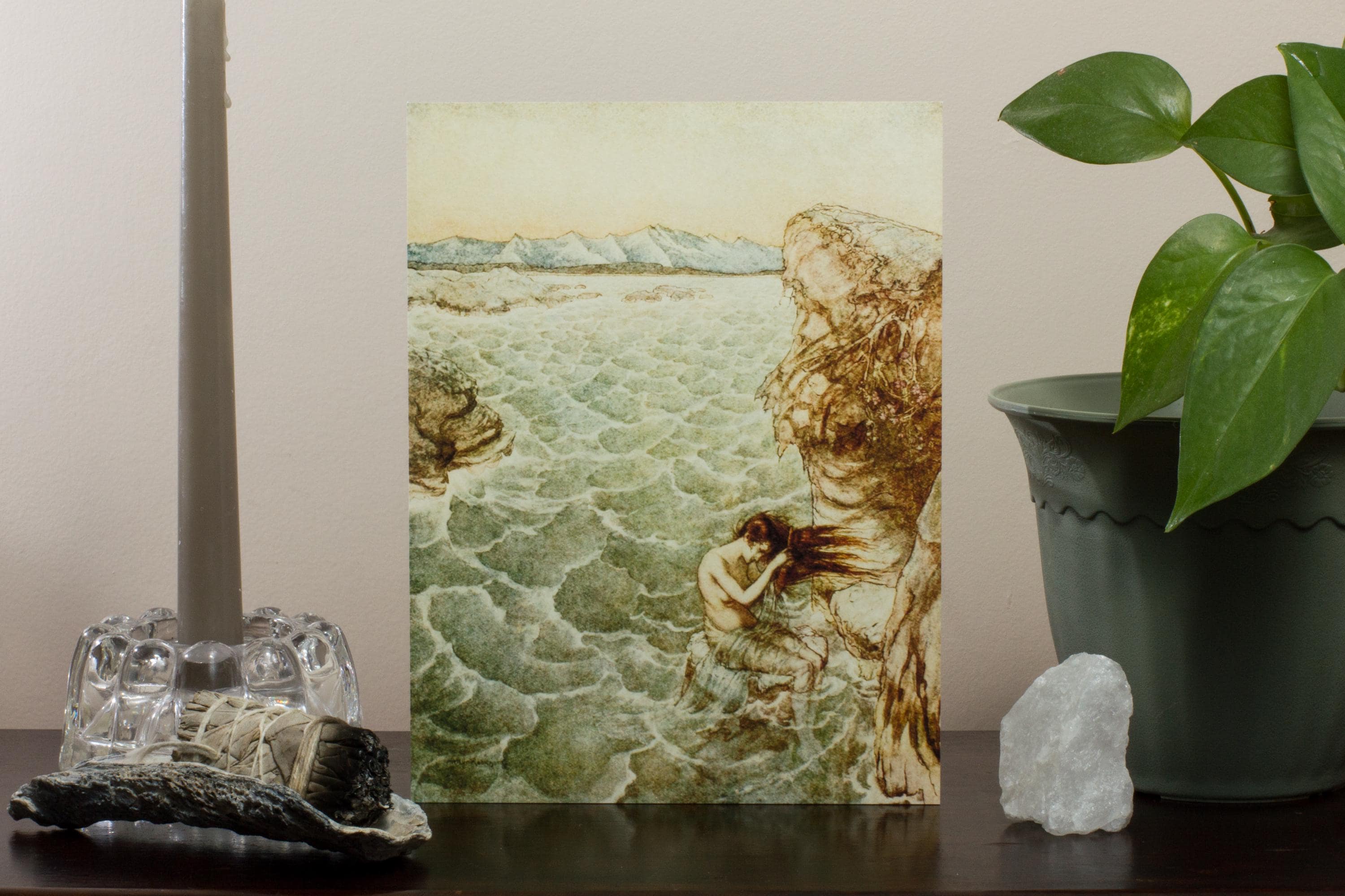 Arthur Rackham Sirens Arthur Rackham Mermaid Print | Vintage Mythology Illustration | John ...