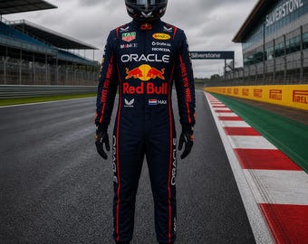 Customisable Max Verstappen Red Bull Racing F1 CIK/FIA Level-2 Approved Titan Kart Racing Suits, All Sizes And Free Designs