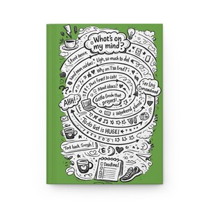 Doodle Spiral Mind Map Notebook-Green