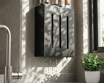 Suporte de parede para facas, organizador de cozinha que economiza espaço para facas.