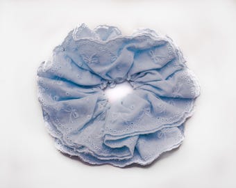 Spitze Scrunchie, Haargummi mit Spitze, Cottagecore Coquette Scrunchie, Handmade Soft Girl Accessoire