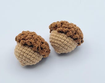 Gland anti-stress au crochet — Breloque artisanale en fibre / Jouet pour chat / Anti-stress