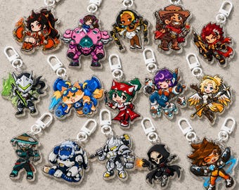 オーバーウォッチ ジュノ アクリルキーホルダー イタバッグチャーム