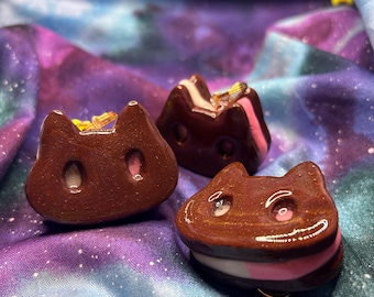 Steven Universe Inspired Cookie Cat Keychains!