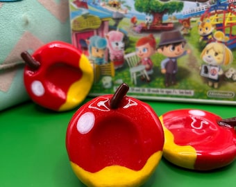 Animal Crossing Inspired Apple Worry Stones