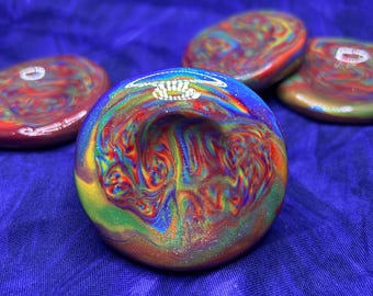 Rainbow Swirl Worry Stones