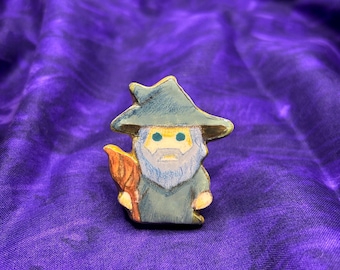 Lord of the Rings Gandalf the Grey Handmade Pin