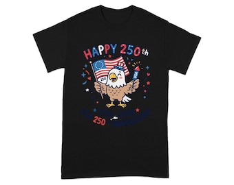 アメリカ建国250周年記念Tシャツ（1776-2026）、愛国的な鷲の記念Tシャツ、アメリカ独立記念日ギフト