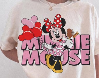 Minnie Mouse Disney Shirt, Cute Disney Graphic Tee, Minnie Vacation Shirt, Disneyland Matching Family Tee, Retro Disney Shirt