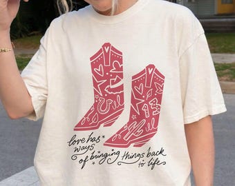 Coco Boots Shirt, Disney Coco Inspired Shirt, Love Has Ways of Bringing Things Back to Life Tee, Family Vacation Shirt, Gift for Her