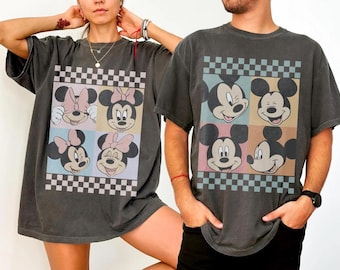 Mickey Minnie Matching Shirt, Disney Couple Shirt, Retro Mickey Mouse Shirt, Minnie Mouse Shirt, Disney Vacation Shirt, Disneyland Trip Tee
