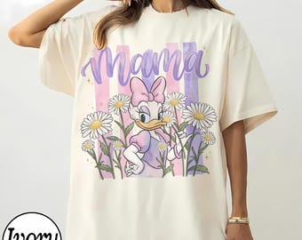 Cute Mama Daisy Duck Shirt, Daisy Duck Floral Mama Tee, Disney Mom Shirt,, Mother’s Day Gift, Trendy Cute Mom Outfit
