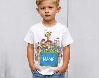 Personalized Toy Story Family Shirt, Custom Name Toy Story Birthday Tee, Disney Pixar Family Matching Tee, Toy Story Fan Gift