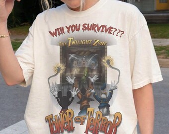 Tower of Terror Disney Shirt, Twilight Zone Ride Tee, Hollywood Studios Shirt, Disney Halloween Shirt, Spooky Disney Vacation Tee
