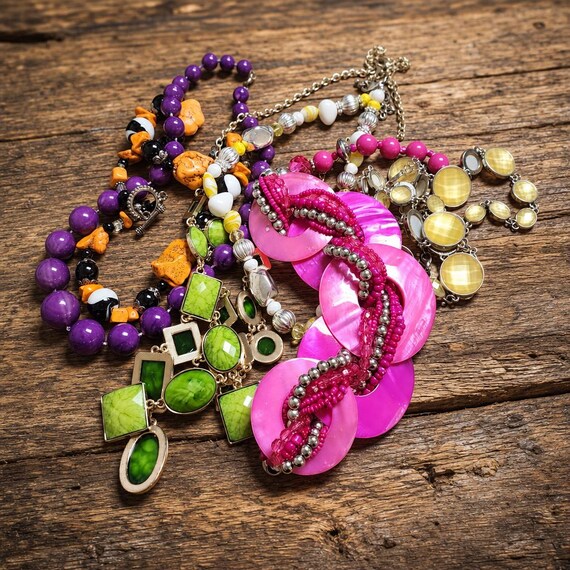 Colorful Mixed Jewelry Collection – Bold Statement Pieces
