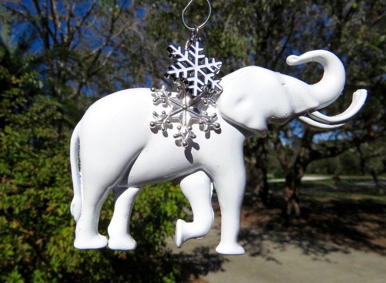WHITE ELEPHANT EXCHANGE Tree Jewelry Christmas Ornament Etsy