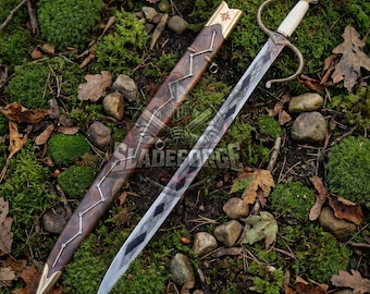 Astron Celestial Art Sword - Mosaic Steel Style Blade with Constellation Scabbard - Fantasy Display Piece