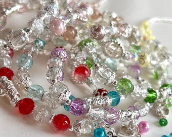 Unique Handmade Glass bead bracelets