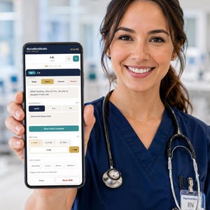 Sjuksköterskeskiftspårningsverktyg - Digital nedladdning för sängsjuksköterskor - Interaktiv skiftorganisatör - Med Pass Tracker - Accu Check - RN-gåva