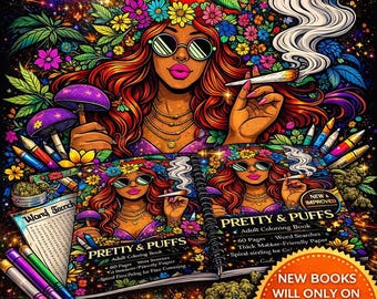 Hübsches und Puffs Malbuch für Erwachsene