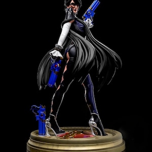 Bayonetta STL Statue – 3D Print Model, Digital File