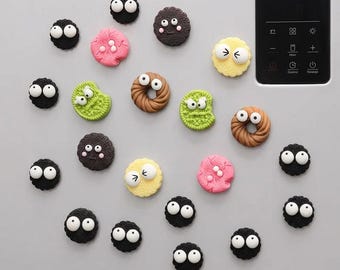 Susuwatari fridge magnets, 20 Studio Ghibli fridge magnets, Gift idea