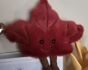 Jellycat Canadian Indigo Exclusive Amuseables Maple Leaf BNWT - Etsy