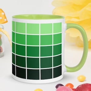 Green Color Palette Mug