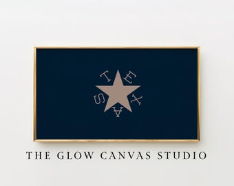 Samsung Frame TV Art, Texas Lone Star Graphic Design (Digital Download)