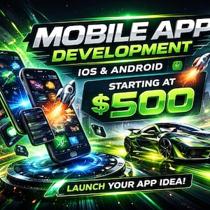 Développement d'applications mobiles personnalisées | iOS, Android, Pack de démarrage Flutter