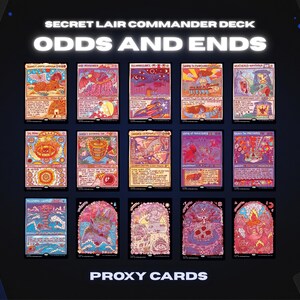 MTG Secret Lair: Odds and Ends Commander Deck | 100 Cards | Proxy