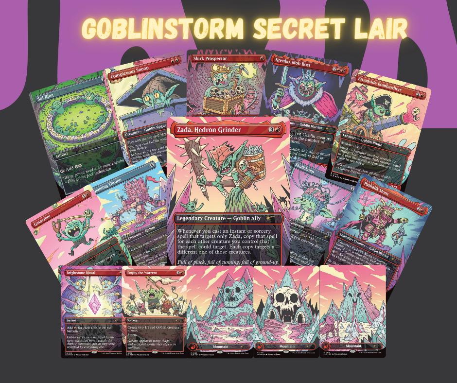 Proxy Secret Lair Commander Deck: Goblin Storm - Etsy