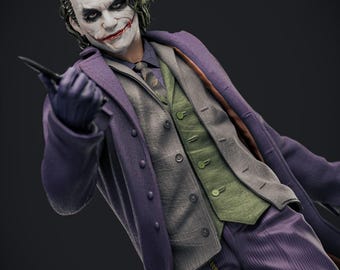 Chaos Clown STL File | Dark Villain Statue | 3D Printable Collectible Figure | Pre-Supported Resin Model | Comic Inspired Character STL