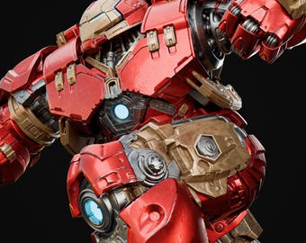 Titan of Iron and Fury STL File | 1/8 Scale Armor Statue | 3D Printable Mecha Collectible | Pre-Supported Resin Model | Sci-Fi Figure STL
