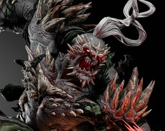 Doomsday - Apocalyptic Bone Titan Statue | Brutal Monster Destroyer Form | Comic Villain Figure | STL 3D PRINT Files