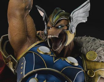 Beta Ray Bill Thor  | Cosmic Hammer Warrior – 3D Printable Hero STL  | Highly Detailed 3D Print Model – Collectible Display Figure
