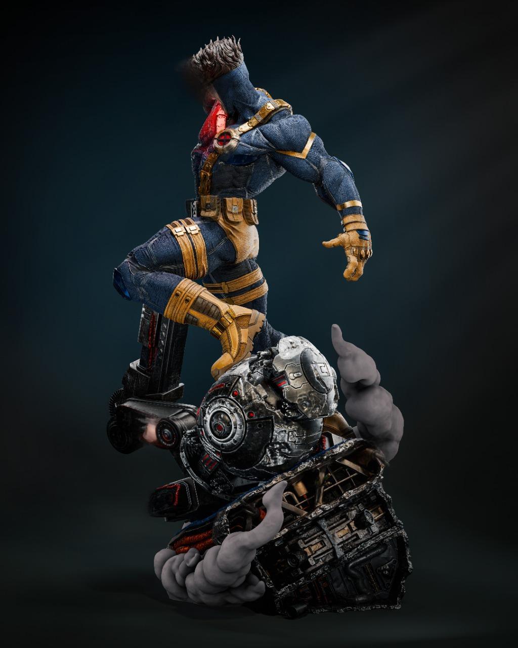 Cyclops 3D Print Model STL – Sculpture & Bust Version | 1/6 Scale ...