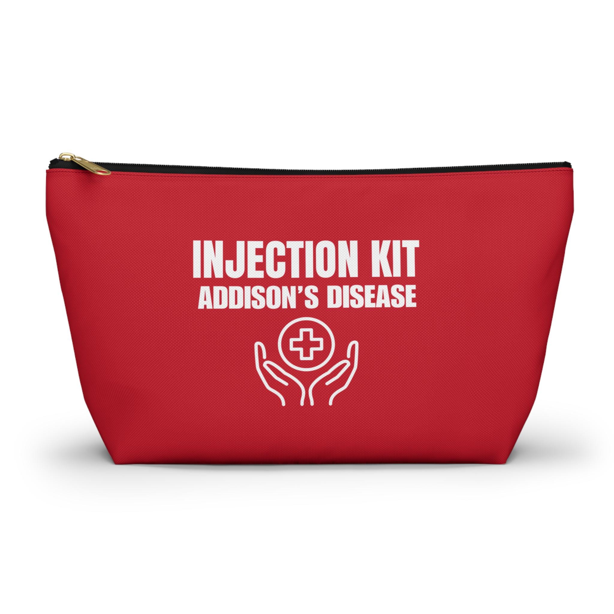 Addison’s Disease Injection Kit Personalized Medication Pouch, Custom ...