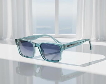 Okulary przeciwsłoneczne kwadratowe z polaryzacją UV400, okulary przeciwsłoneczne unisex w stylu retro vintage, modne okulary do jazdy samochodem na plaży w stylu streetwear